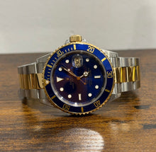 Load image into Gallery viewer, Rolex Submariner 40 Blauw Goud Staal
